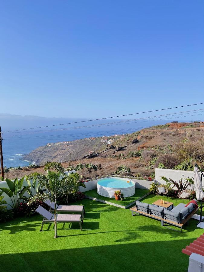 Villa Casa Con Piscina Y Jardin Con Vistas Al Mar Puerto de la Madera Esterno foto